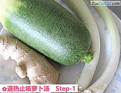 退热止咳萝卜汤做法第一步骤