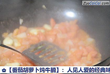 番茄胡萝卜炖牛腩做法第十四步骤