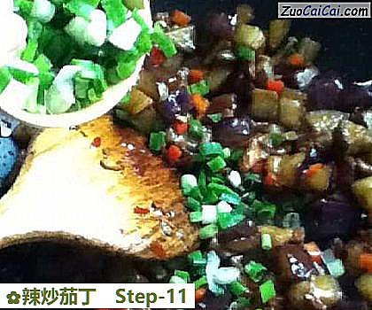 辣炒茄丁做法第十一步骤