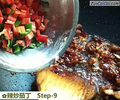 辣炒茄丁做法第九步骤