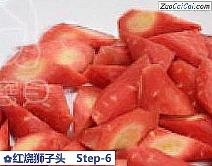 红烧狮子头做法第六步骤