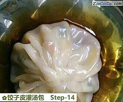 饺子皮灌汤包做法第十四步骤