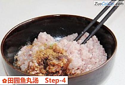 田园鱼丸汤做法第四步骤