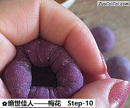 梅花做法第十步骤