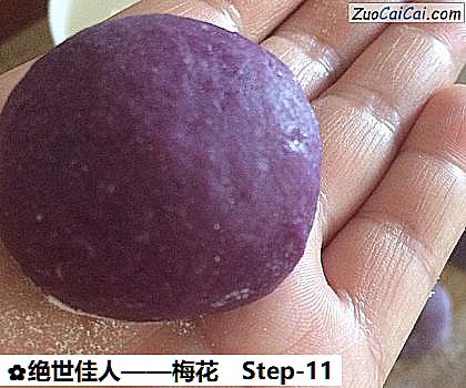 梅花做法第十一步骤