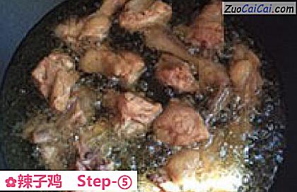 辣子鸡做法第五步骤