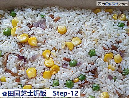 田园芝士焗饭做法第十二步骤