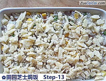 田园芝士焗饭做法第十三步骤