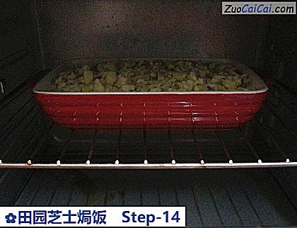 田园芝士焗饭做法第十四步骤