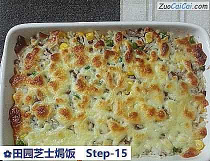 田园芝士焗饭做法第十五步骤