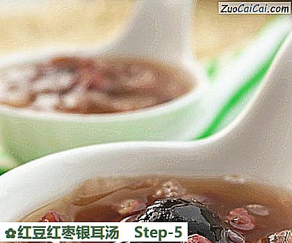 红豆红枣银耳汤做法第五步骤