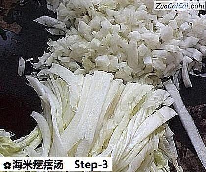 海米疙瘩汤做法第三步骤