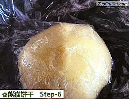 熊猫饼干做法第六步骤