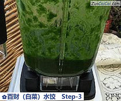 百财(白菜)水饺做法第三步骤