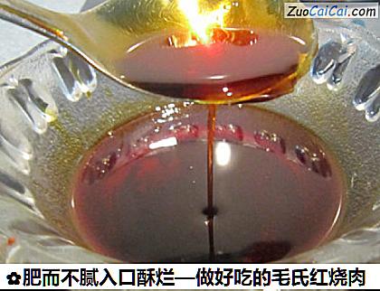 肥而不腻入口酥烂—做好吃的毛氏红烧肉做法第四步骤