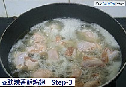 劲辣香酥鸡翅做法第三步骤