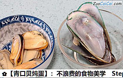 青口贝炖蛋做法第二步骤