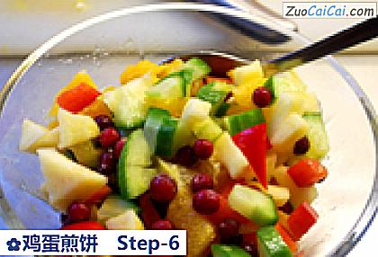 鸡蛋煎饼做法第六步骤