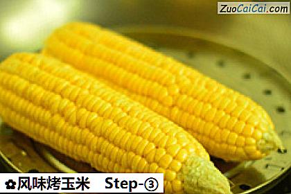 风味烤玉米做法第三步骤