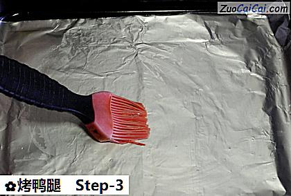 烤鸭腿做法第三步骤