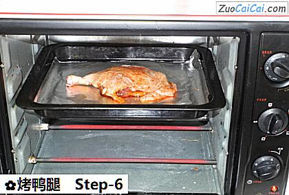 烤鸭腿做法第六步骤