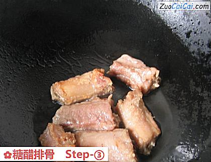 糖醋排骨做法第三步骤