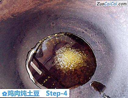鸡肉炖土豆做法第四步骤