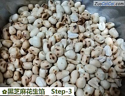 黑芝麻花生馅做法第三步骤