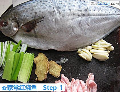 家常红烧鱼做法第一步骤