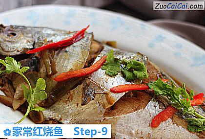 家常红烧鱼做法第九步骤