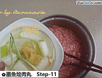 墨鱼烩肉丸做法第十一步骤