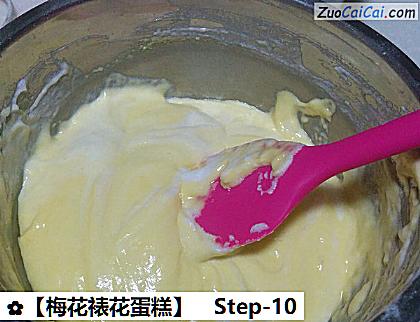 梅花裱花蛋糕做法第十步骤