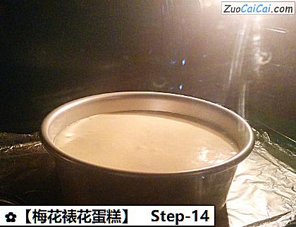 梅花裱花蛋糕做法第十四步骤