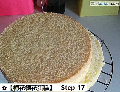 梅花裱花蛋糕做法第十七步骤