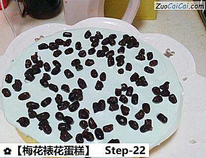 梅花裱花蛋糕做法第二十二步骤