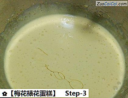 梅花裱花蛋糕做法第三步骤
