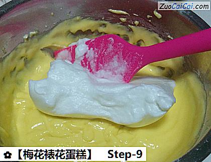 梅花裱花蛋糕做法第九步骤