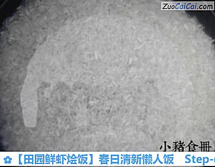 田园鲜虾烩饭做法第三步骤