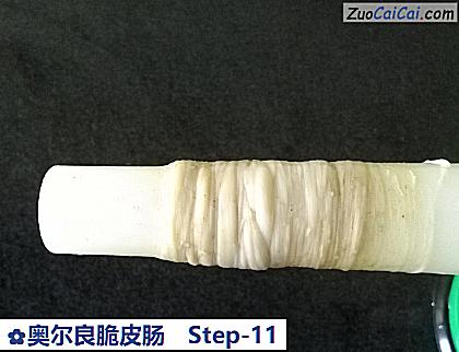 奥尔良脆皮肠做法第十一步骤