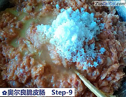 奥尔良脆皮肠做法第九步骤