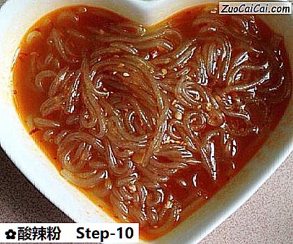 酸辣粉做法第十步骤
