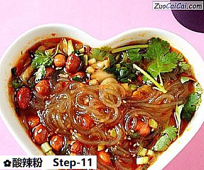 酸辣粉做法第十一步骤