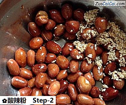 酸辣粉做法第二步骤