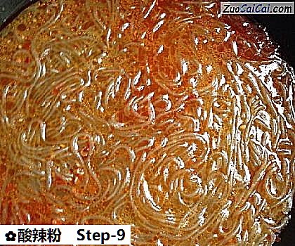 酸辣粉做法第九步骤