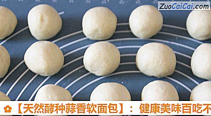 天然酵种蒜香软面包做法第十一步骤