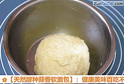 天然酵种蒜香软面包做法第六步骤