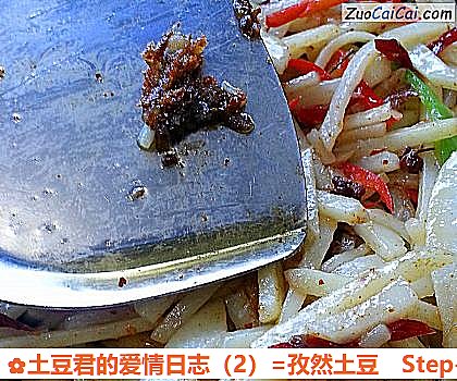 土豆君的爱情日志=孜然土豆做法第六步骤