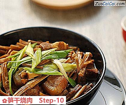 笋干烧肉做法第十步骤