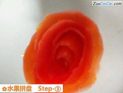 水果拼盘做法第三步骤