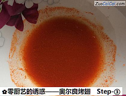 奥尔良烤翅做法第三步骤
